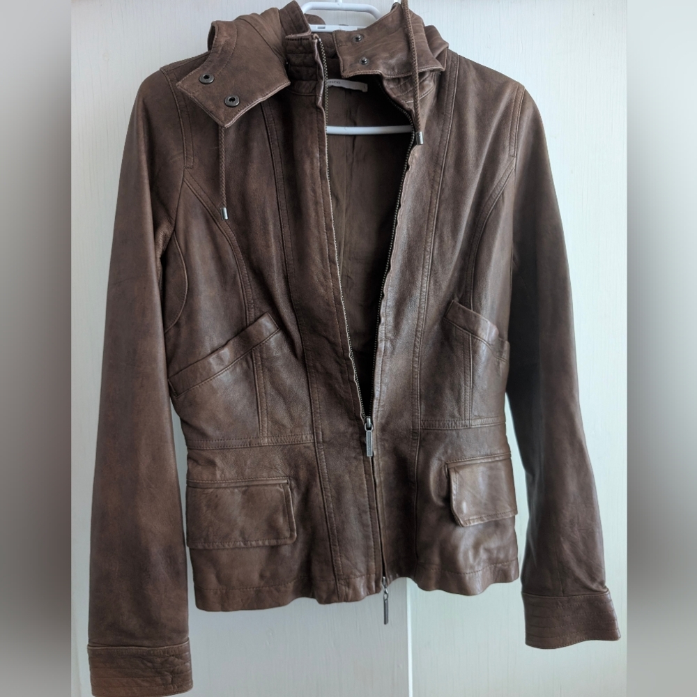 Brown Leather VINCE 🤎